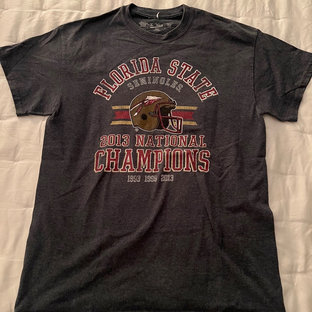Nike Gray and Red Short Sleeve Tee with Vintage Graphic